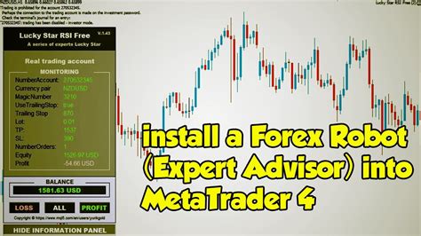 how to install a forex robot in metatrader 4